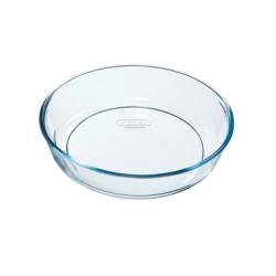 PYREX CRISTAL: MOLDE REDONDO Ø26cm. (2 1Ltrs.) Ref.1040905