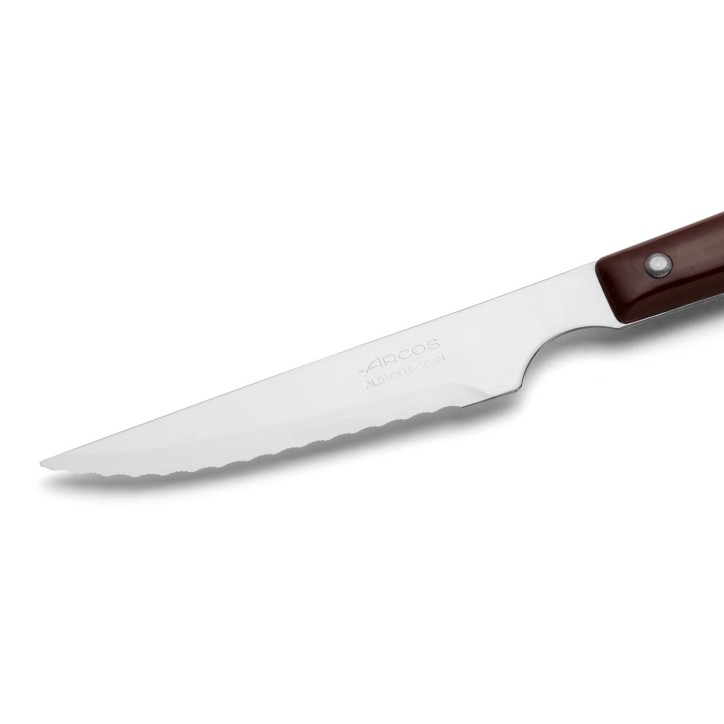 ARCOS: CUCHILLO CHULETERO ACERO INOX - Mango Nylon - Ref.804000