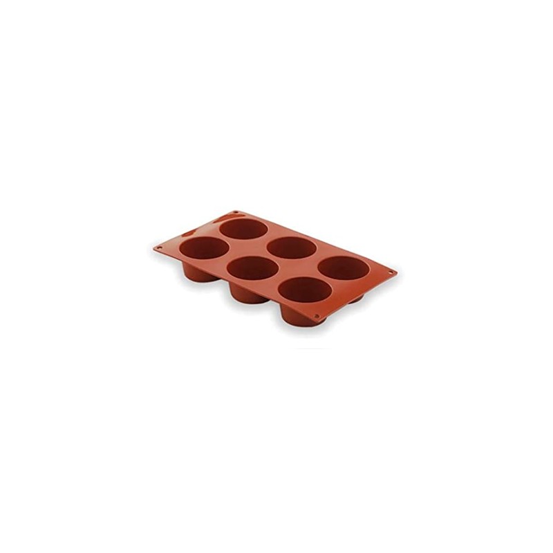 MOLDE SILICONA LACOR: PLANCHA MUFFIN 6 CAVIDADES Ref.66805