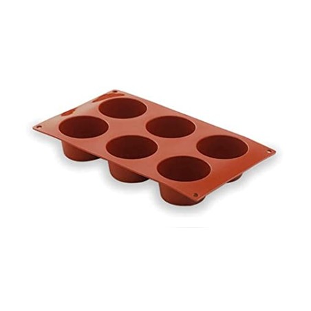 MOLDE SILICONA LACOR: PLANCHA MUFFIN 6 CAVIDADES Ref.66805