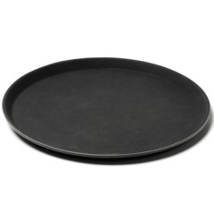 BANDEJA CAMARERO ANTIDESLIZANTE FIBRA DE VIDRIO Ø40cm. Ref.8414