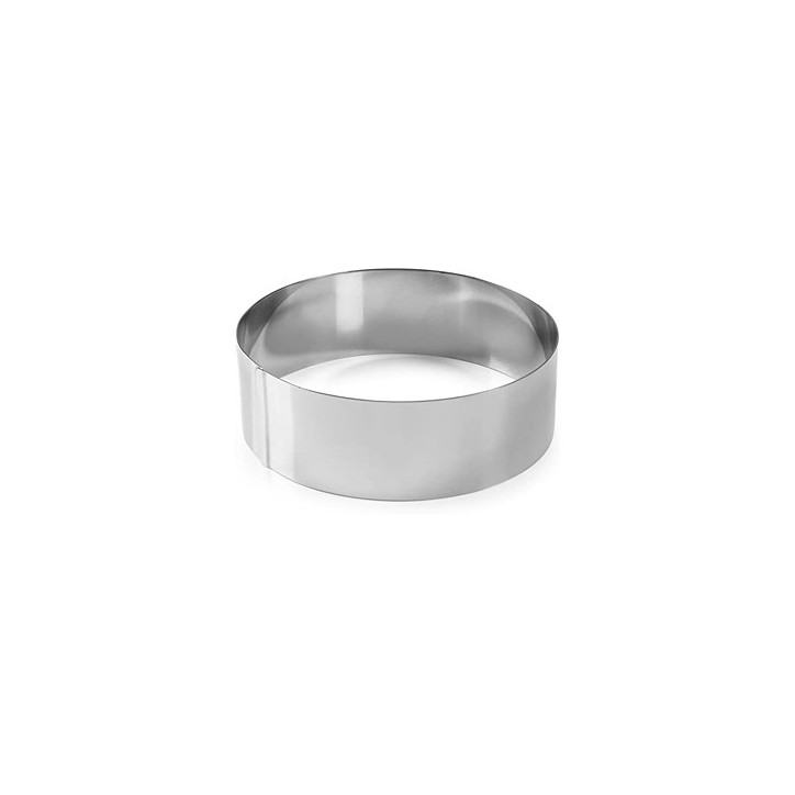 MOLDE ARO INOX: REDONDO   Ø8X6cm. Ref.68608