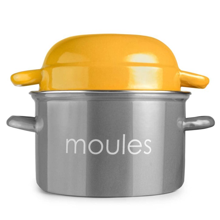 OLLA PARA MEJILLONES: Ø18cm. (3 Colores disponibles) OLLA PARA MEJILLONES: Ø18cm. (3 Colores disponibles)