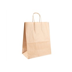 BOLSAS PAPEL:  ASAS 32 16X43 MARRON KRAFT (250uni) Ref.109.22