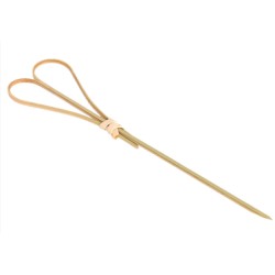 MORUNOS: PICKS CORAZON 12cm. BAMBU NATURAL Ref.180.39