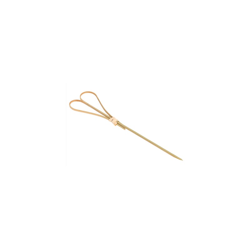 MORUNOS: PICKS CORAZON 12cm. BAMBU NATURAL Ref.180.39