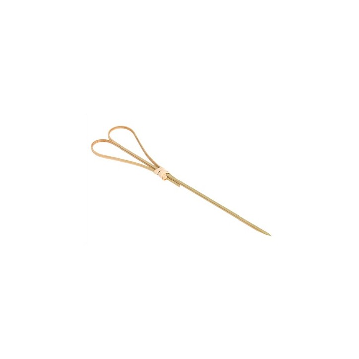 MORUNOS: PICKS CORAZON 12cm. BAMBU NATURAL Ref.180.39