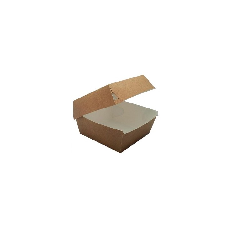 ECOLINE CARTON: HAMBURGUESA CAJA KRAFT 150X160X75mm (150 uds.) Ref.ERPAMU000158