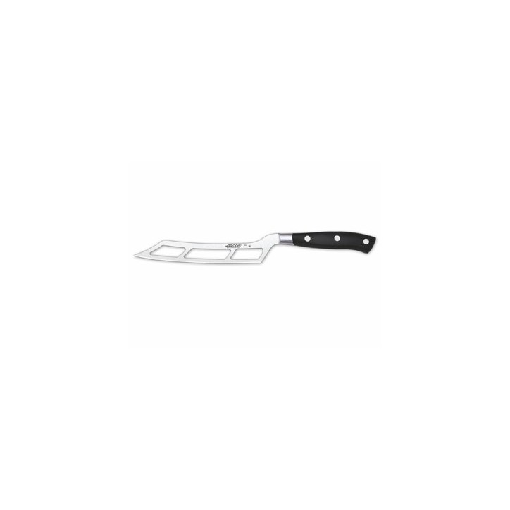 ARCOS SERIE RIVIERA NEGRO: CUCHILLO CORTA QUESO 145mm. Ref.232800