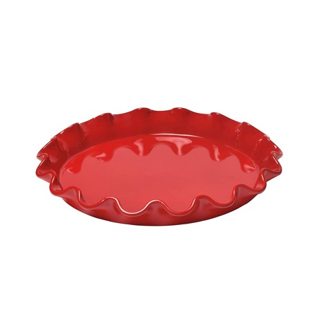 EMILE HENRY: MOLDE TARTA RIZADO Ø 32cm. ROJO Ref.346087