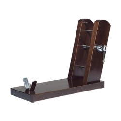 BUARFE: SOPORTE JAMONERO RIOJA ALTO LACADO TABACO Ref.6316