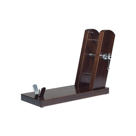 BUARFE: SOPORTE JAMONERO RIOJA ALTO LACADO TABACO Ref.6316