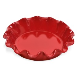 EMILE HENRY: MOLDE PARA TARTA ROJO Ø27cm. Ref.346187