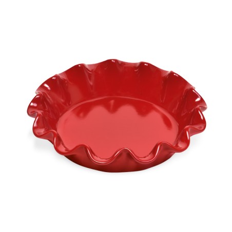 EMILE HENRY: MOLDE PARA TARTA ROJO Ø27cm. Ref.346187