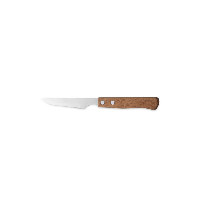 BASIC KNIVES: CUCHILLO CHULETERO MANGO MADERA 0.9mm. Ref.F03023