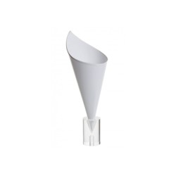 VAJILLA CATERING SERIE CARTON: MINI CONO CARTONCILLO BLANCO XS Ø6 5Xh13cm. (100 Uds.) Ref.100 0043