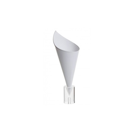 VAJILLA CATERING SERIE CARTON: MINI CONO CARTONCILLO BLANCO XS Ø6 5Xh13cm. (100 Uds.) Ref.100 0043