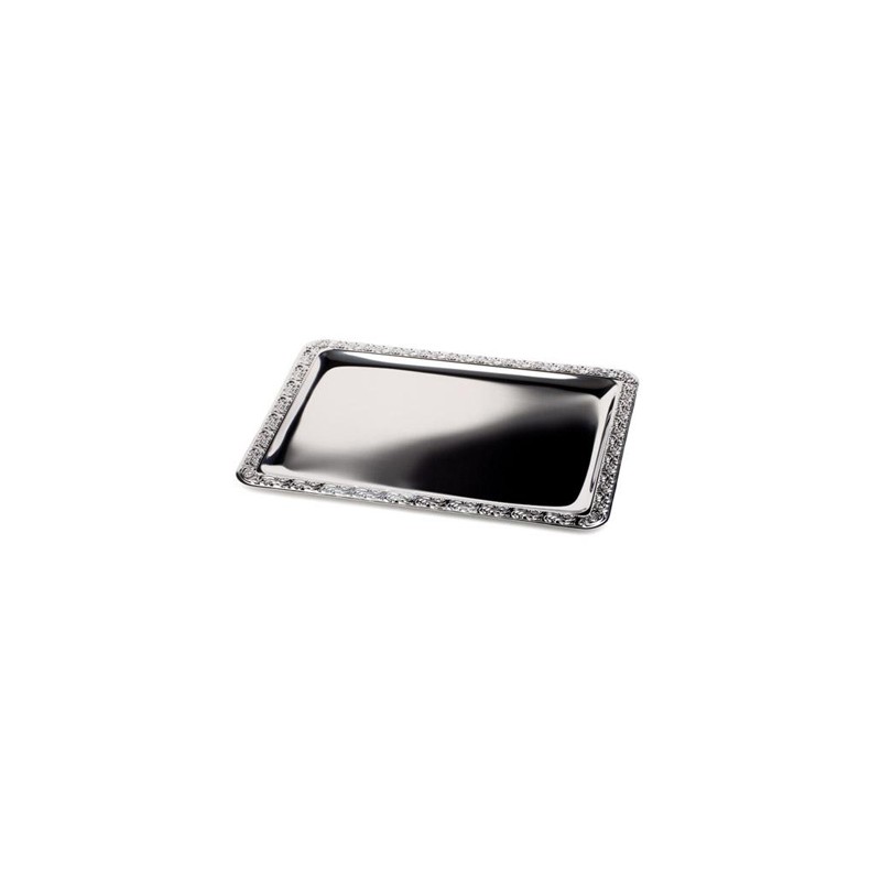 BANDEJA ECO INOX 18%: LABRADA 32X24cm. Ref.00383