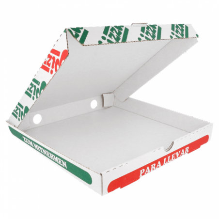 CAJA PIZZA MICROCANAL 26X26Xh3 5cm. (100uni.) Ref.148.27