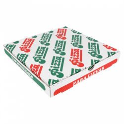 CAJA PIZZA MICROCANAL 26X26Xh3 5cm. (100uni.) Ref.148.27