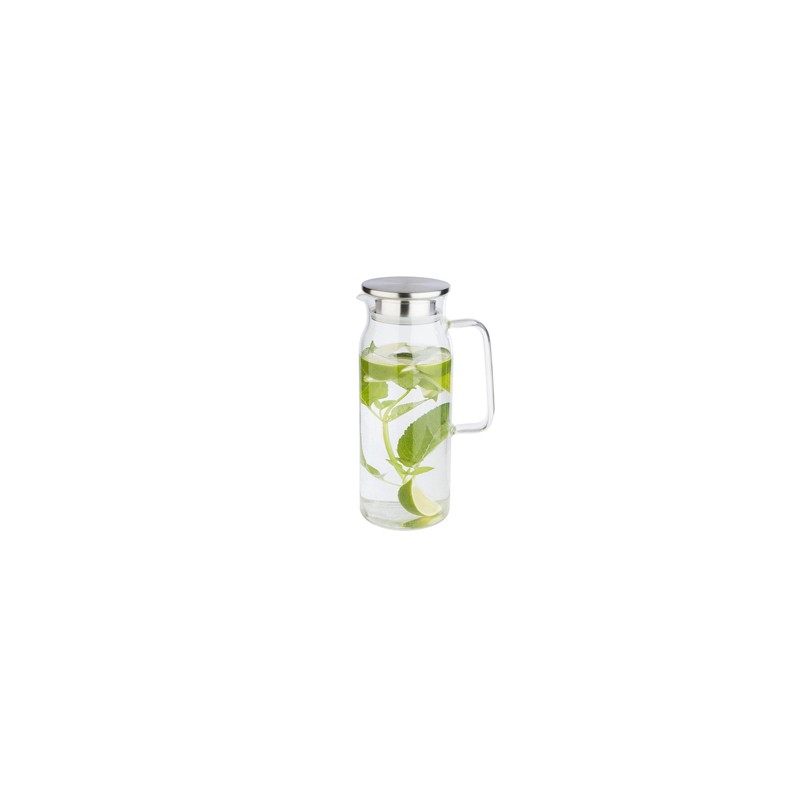 JARRAS AGUA SANGRIA: CON TAPA EN ACERO INOX 1 5Ltrs. Ø10Xh14cm. Ref.10792