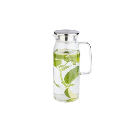 JARRAS AGUA SANGRIA: CON TAPA EN ACERO INOX 1 5Ltrs. Ø10Xh14cm. Ref.10792