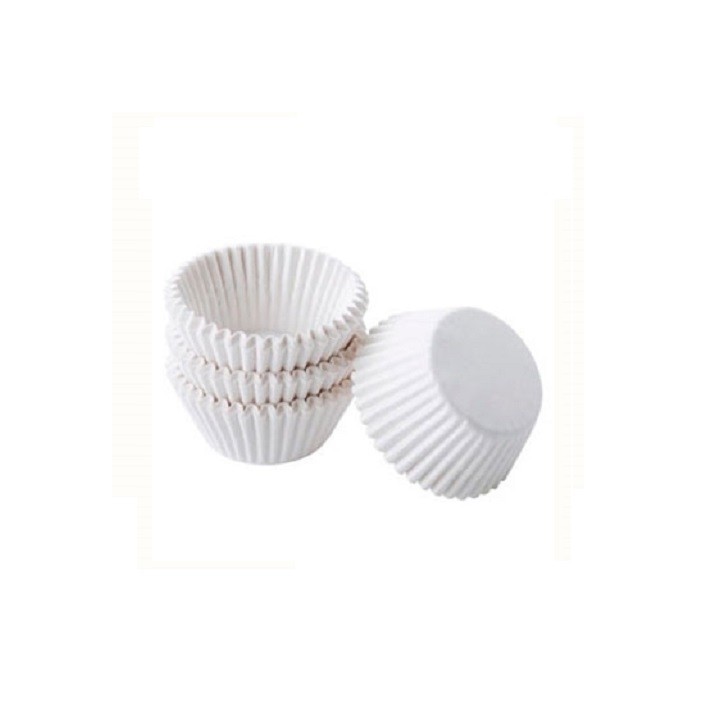 CAPSULAS REPOSTERIA: BOMBON TRUFA BLANCA Nº3 Ø30Xh1 8mm. (1000unidades) Ref.35015