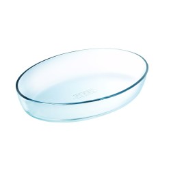 PYREX CRISTAL: MOLDE OVAL 35X24cm. (3Ltrs.) Ref.1041029