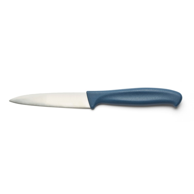 CUCHILLO MULTIUSOS MICRODENTADO AZUL 100mm. Ref.7537