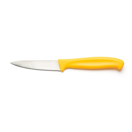 CUCHILLO PARA FRUTAS MICRODENTADO AMARILLO 88mm. Ref.7538