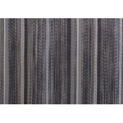 MANTELITO INDIVIDUAL DE MESA: LINEAS GRIS PLATA 45X33cm. plastico PVC Ref.60530