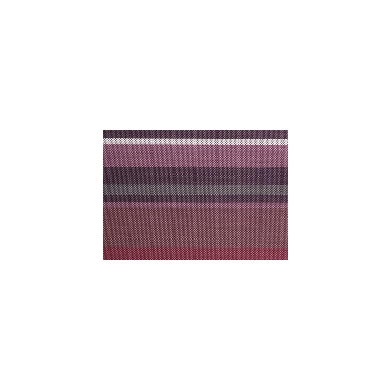 MANTELITO INDIVIDUAL DE MESA: LINEAS BERENJENA MORADO 45X33cm. plastico PVC Ref.60533