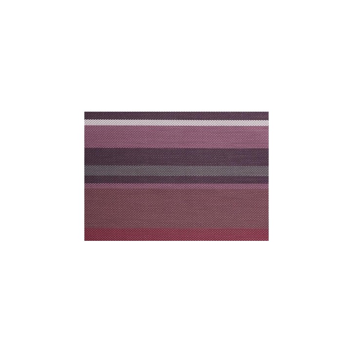 MANTELITO INDIVIDUAL DE MESA: LINEAS BERENJENA MORADO 45X33cm. plastico PVC Ref.60533