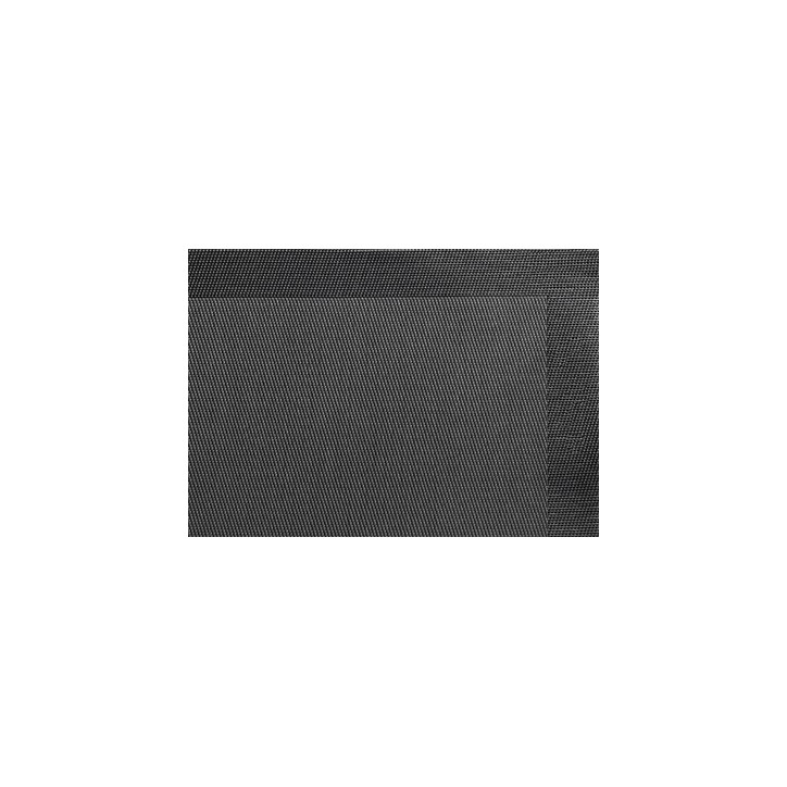 MANTELITO INDIVIDUAL DE MESA: MARCO NEGRO 45X33cm. plastico PVC Ref.60541