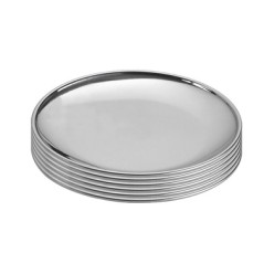 PLATILLOS DE CAMBIO: REDONDO INOX SIN ALA Ø13cm. Ref.53063