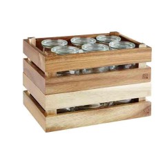 CAJA MADERA BUFFET GN 1 4 29X18 5Xh10 5cm. Ref.11622