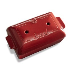 EMILE HENRY: MOLDE HORNO PARA PAN ROJO 22X13cm. Ref.3455044