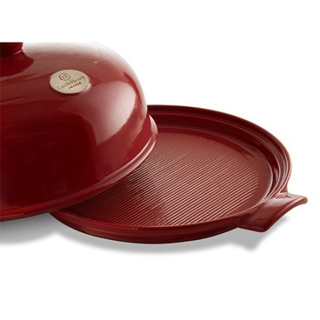 EMILE HENRY: HORNO BREAD CLOCHE Ø 28cm. ROJO Ref.349108