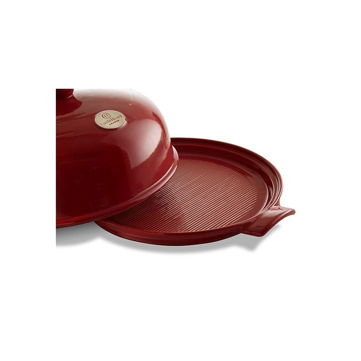 EMILE HENRY: HORNO BREAD CLOCHE Ø 28cm. ROJO Ref.349108