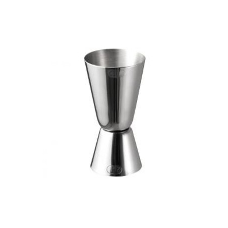 JIGGER MEDIDOR: 25 50ml. INOX  Ref.93112