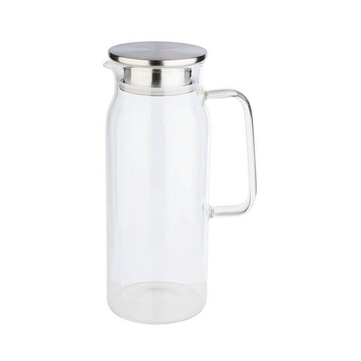 JARRAS AGUA SANGRIA: CON TAPA EN ACERO INOX SLIM 1 5Ltrs. Ø9Xh28cm. Ref.626015