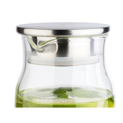 JARRAS AGUA SANGRIA: CON TAPA EN ACERO INOX SLIM 1 5Ltrs. Ø9Xh28cm. Ref.626015