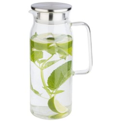 JARRAS AGUA SANGRIA: CON TAPA EN ACERO INOX 1 5Ltrs. Ø10Xh14cm. Ref.10792