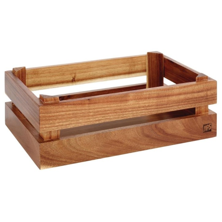 CAJA MADERA BUFFET GN 1 4 29X18 5Xh10 5cm. Ref.11622