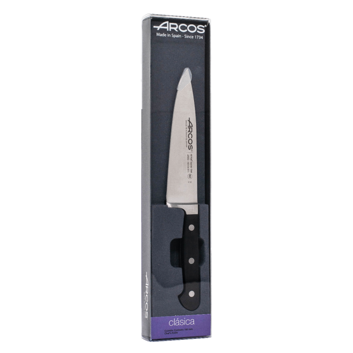 ARCOS SERIE CLASICA: CUCHILLO COCINERO 160mm. Ref.255000