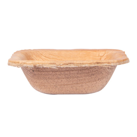 VAJILLA CATERING SERIE NATURA: MINI CUENCO `ARECA` 7X7xh2 5cm. (25 Uds.) 100% Ecologico Ref.232.45