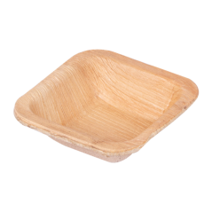 VAJILLA CATERING SERIE NATURA: MINI CUENCO `ARECA` 7X7xh2 5cm. (25 Uds.) 100% Ecologico Ref.232.45