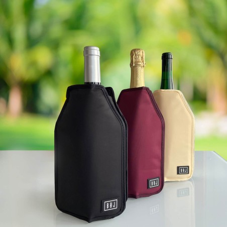 ENFRIADOR DE BOTELLAS DE VINO CHAMPANG COLOR BURDEOS BOJ Ref.01227004