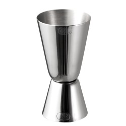 JIGGER MEDIDOR: 25 50ml. INOX  Ref.93112