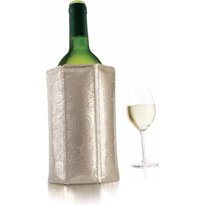 ENFRIADOR DE BOTELLAS DE VINO COLOR DORADO PLATINUM Ref.3880562